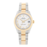 Stainless Steel 18K Yellow Gold 31mm Oyster Perpetual Datejust Watch White Roman 278273