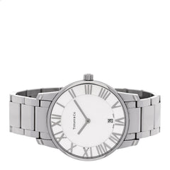 Stainless Steel 37mm Atlas 2-Hand Quartz Watch