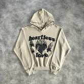 Broken Planet Heartless Love Hoodie Bone White