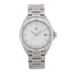 Stainless Steel Diamond Mother of Pearl 35mm Formula 1 Lady Quartz Watch WBJ1319