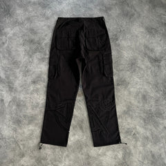 Minus Two Sequin Logo Cargo Pants Black/Black