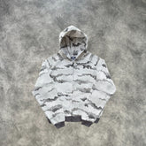 Mertra Snake Skin Printed Zip-Up Hoodie