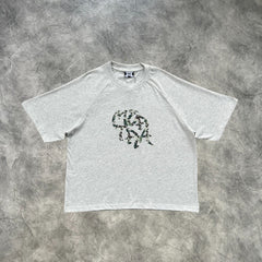 Mertra Printed T-Shirt Grey/Green Camouflage