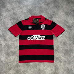 Corteiz Striped Knit Jersey Red