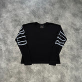 Corteiz Rules The World Long Sleeves T-Shirt Black