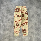 Denim Tears Kapok Flower Camouflage Zip-Up Sweatpants Desert