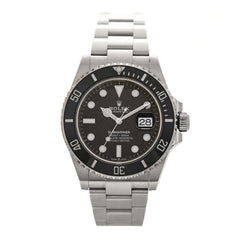 Stainless Steel 41mm Oyster Perpetual Submariner Date Watch Black 126610LN