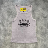 Corteiz Alcatraz 4 Star Ladies Tank Top Grey