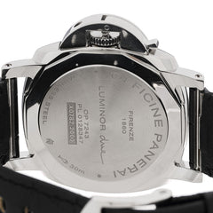 Stainless Steel Alligator 42mm Luminor Due Automatic Watch Grey PAM01250