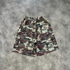 Mertra Cargo Shorts Yellow Camouflage