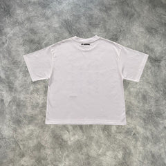 Mertra Stacked Logo T-Shirt White