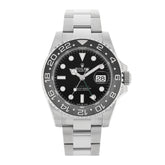 Stainless Steel 40mm Oyster Perpetual Date GMT Master II Bruce Wayne Watch Black 126710GRNR