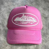Corteiz Alcatraz Trucker Cap Pink