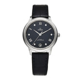 Stainless Steel Alligator Diamond 34mm De Ville Prestige Automatic Watch Blue 434.13.34.20.53.002