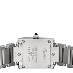 Stainless Steel 20mm Tank Francaise Quartz Watch