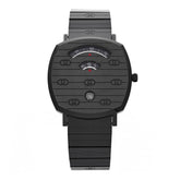 PVD Stainless Steel 38mm Grip Quartz Watch Black