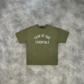Essentials Fear Of God T-Shirt Green
