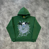 Sp5der Web Hoodie Dark Green