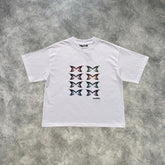 Mertra Stacked Logo T-Shirt White