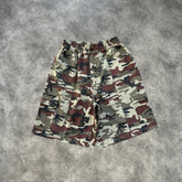 Mertra Cargo Shorts Yellow Camouflage