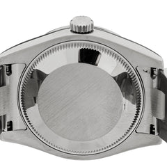 Stainless Steel 31mm Oyster Perpetual Watch Black 177200