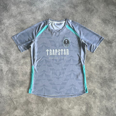 Trapstar Football Jersey Grey/Sea Blue