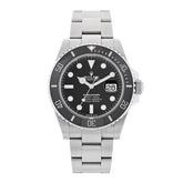 Stainless Steel 41mm Oyster Perpetual Submariner Date Watch Black 126610LN