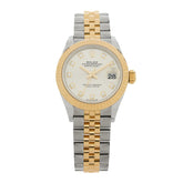 Stainless Steel 18K Yellow Gold Diamond 28mm Oyster Perpetual Datejust Watch Silver 279173