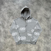 Corteiz Clouds Zip-Up Tracksuit Grey