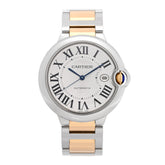 Stainless Steel 18K Yellow Gold 42mm Ballon Bleu De Cartier Automatic Watch