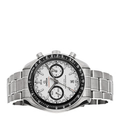 Stainless Steel 44mm Speedmaster Racing Co-Axial Master Chronometer Chronograph Automatic Watch White 329.30.44.51.04.001
