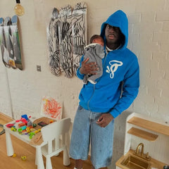 Syna Void Zip-Up Hoodie Blue