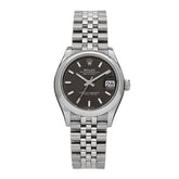 Stainless Steel 31mm Oyster Perpetual Datejust Watch Dark Grey 278240