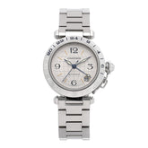Stainless Steel 35mm Pasha GMT Automatic Watch