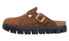 Boston Chunky Suede Leather Dark Tea Black 1028402