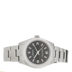 Stainless Steel 31mm Oyster Perpetual Watch Black 177200