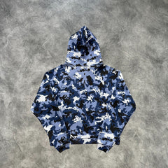 Mertra Zipper Jacket Blue Camouflage