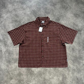 Mertra Plaid Short Sleeves Shirt Brown