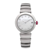 Stainless Steel Diamond Mother of Pearl 33mm Lucea Automatic Watch