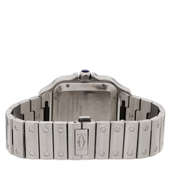 Stainless Steel 39.8mm Santos De Cartier Automatic Watch