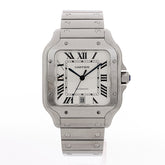 Stainless Steel 39.8mm Santos De Cartier Automatic Watch