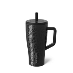 Brumate 30oz Era Handled Tumbler in Onyx Leopard