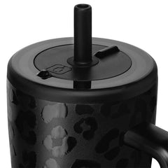 Brumate 40oz Era Handled Tumbler in Onyx Leopard