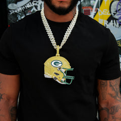 Giant Green Bay Packers Official NFL Helmet Pendant