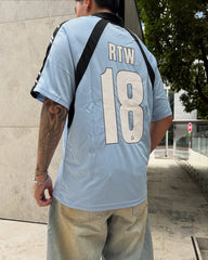 Corteiz Panel T-Shirt Sky Blue