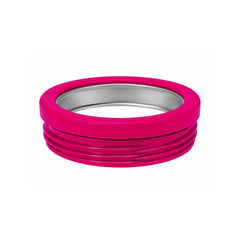 Hot Pink Striped Slim Can Cooler