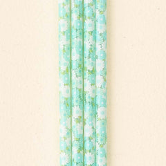 Daisy Craze Aqua 40oz Straw Set