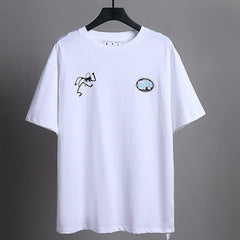 OFF-WHITE DJ Print T-Shirts