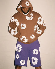 Denim Tears The Cotton Wreath Sweatshorts Purple