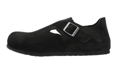London Suede Leather Black-Narrow Fit 1028078